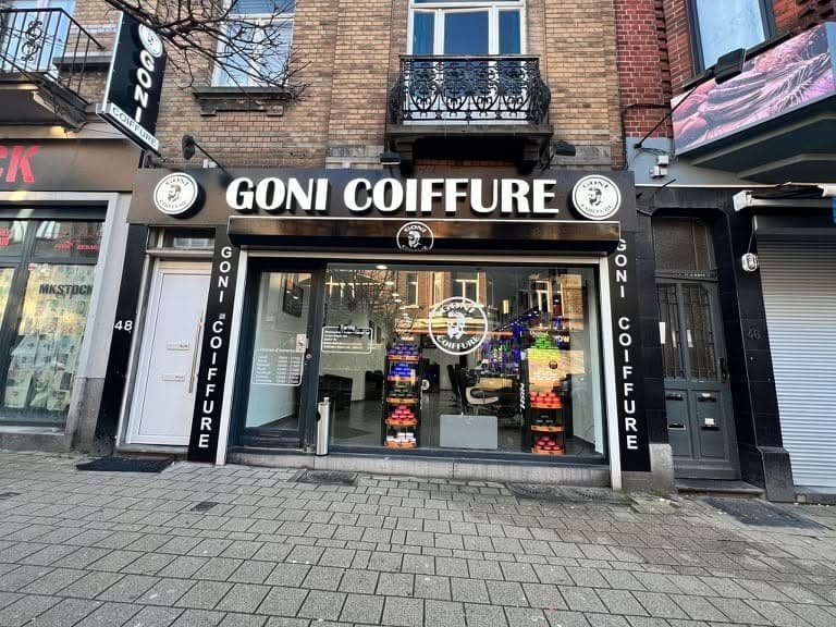 Façade Goni Coiffure — barbershop Schaerbeek